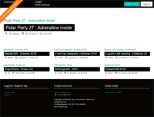 Tablet Screenshot of geekevents.org